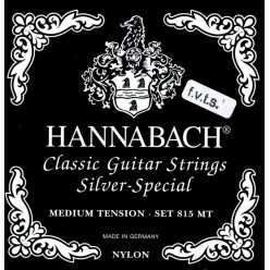 Hannabach 7164873 Struny do gitary klasycznej Seria 815 F.V.T.S Medium / High Tension Silver Special